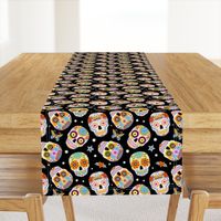 Sugar Skulls / Black / Large Scale