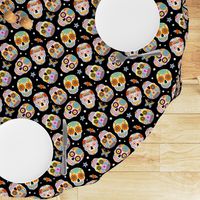 Sugar Skulls / Black / Large Scale