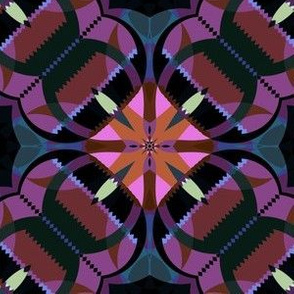 Purple and Pink Kaleidoscope large