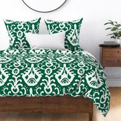 Ikat in emerald