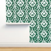 Ikat in emerald