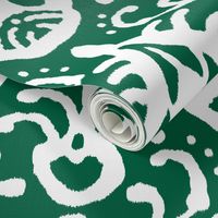 Ikat in emerald