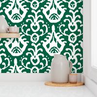 Ikat in emerald