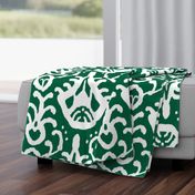 Ikat in emerald