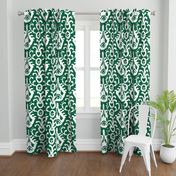 Ikat in emerald