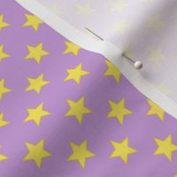 Large Stars on Pale Purple Background