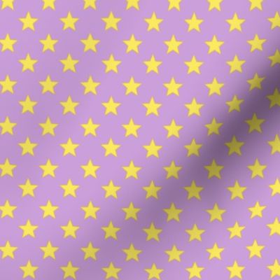 Large Stars on Pale Purple Background