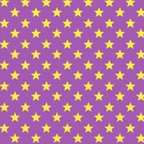 Large Stars on Light Purple Background