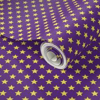 Large Stars on Purple Background