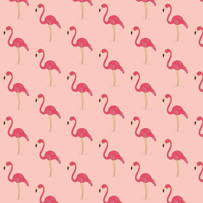 Flamingo struktur pink