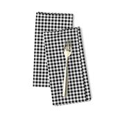 Gingham ~ Black and White and Grey All Over ~ Small