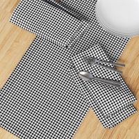 Gingham ~ Black and White and Grey All Over ~ Small