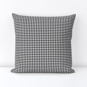 Gingham ~ Black and White and Grey All Over ~ Small