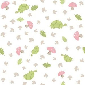 Turtles Wander - Pink