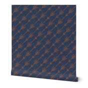 Flying arrows in Navy and Orange
