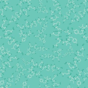 Oxytocin (teal)