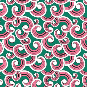 Seventies swirls