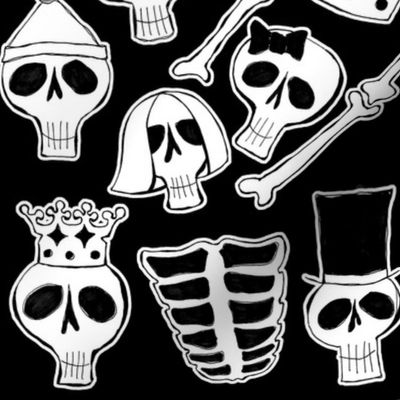 Skulls and skeletons