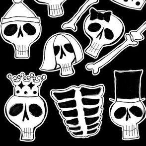 Skulls and skeletons