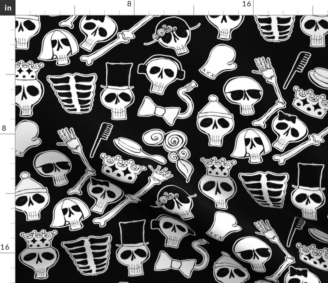 Skulls and skeletons