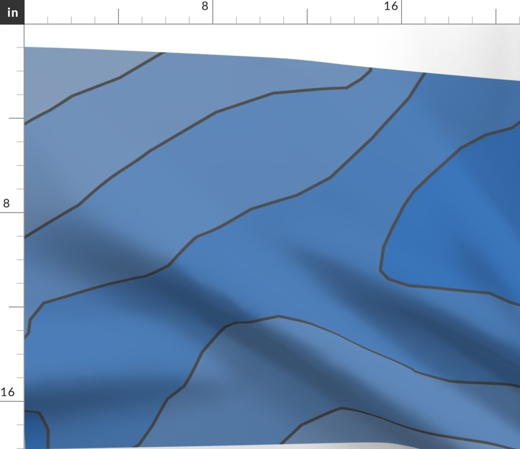 Blue Topography
