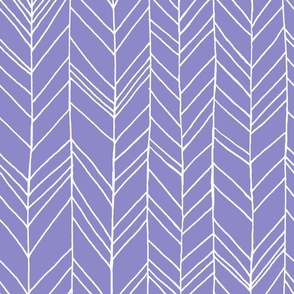 Featherland LARGE Purple/White