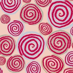 Spiral Weaving viva magenta