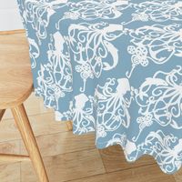 Squid Damask Blue