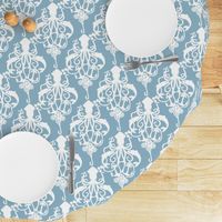 Squid Damask Blue