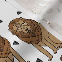 lion // safari lion zoo brown kids simple animal