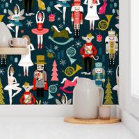 nutcracker (XL scale) // nutcracker ballet xmas holiday christmas fabric christmas design by andrea lauren