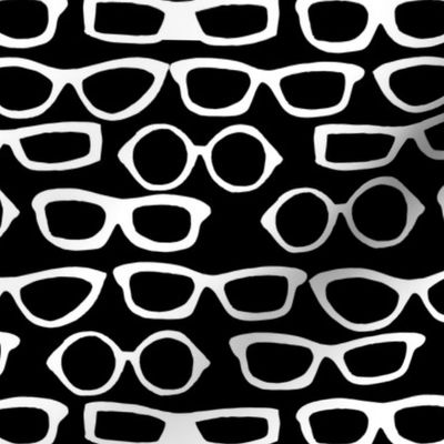 Glasses - Black and White by Andrea Lauren 