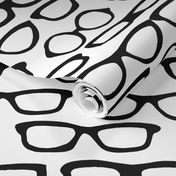 Glasses - White and Black by Andrea Lauren 