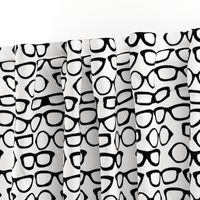 Glasses - White and Black by Andrea Lauren 