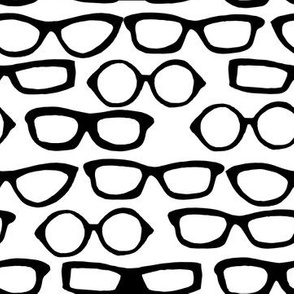 Glasses - White and Black by Andrea Lauren 