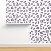 macaron // sweet pastel purple macarons sweets bakery girls fabric