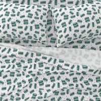 macaron // french bakery mint cute pastel girls girly cute sweets fabric