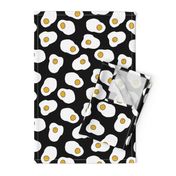 eggs // black and white food print breakfast kitchen food brunch novelty print