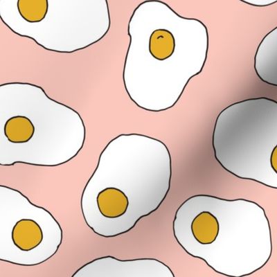 egg // eggs pink pastel food breakfast brunch girls cute food print