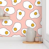 egg // eggs pink pastel food breakfast brunch girls cute food print