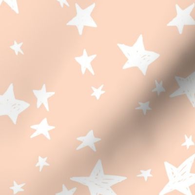 stars // blush star fabric andrea lauren design nursery baby girls star design