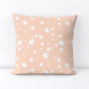 stars // blush star fabric andrea lauren design nursery baby girls star design