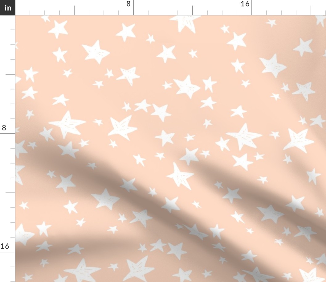 stars // blush star fabric andrea lauren design nursery baby girls star design