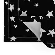 stars // black and white star fabric nursery baby scandi design andrea lauren fabric design