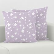 star // stars fabric lavender pastel light purple design andrea lauren fabric