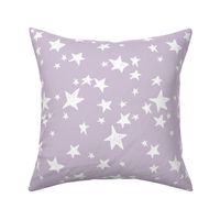 star // stars fabric lavender pastel light purple design andrea lauren fabric