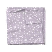 star // stars fabric lavender pastel light purple design andrea lauren fabric