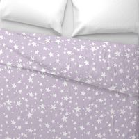 star // stars fabric lavender pastel light purple design andrea lauren fabric