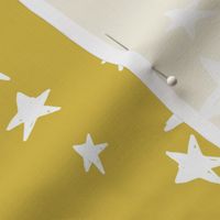 stars // mustard yellow star fabric andrea lauren design scandi design