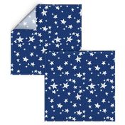 stars // navy blue star fabric night sky stars fabric by andrea lauren